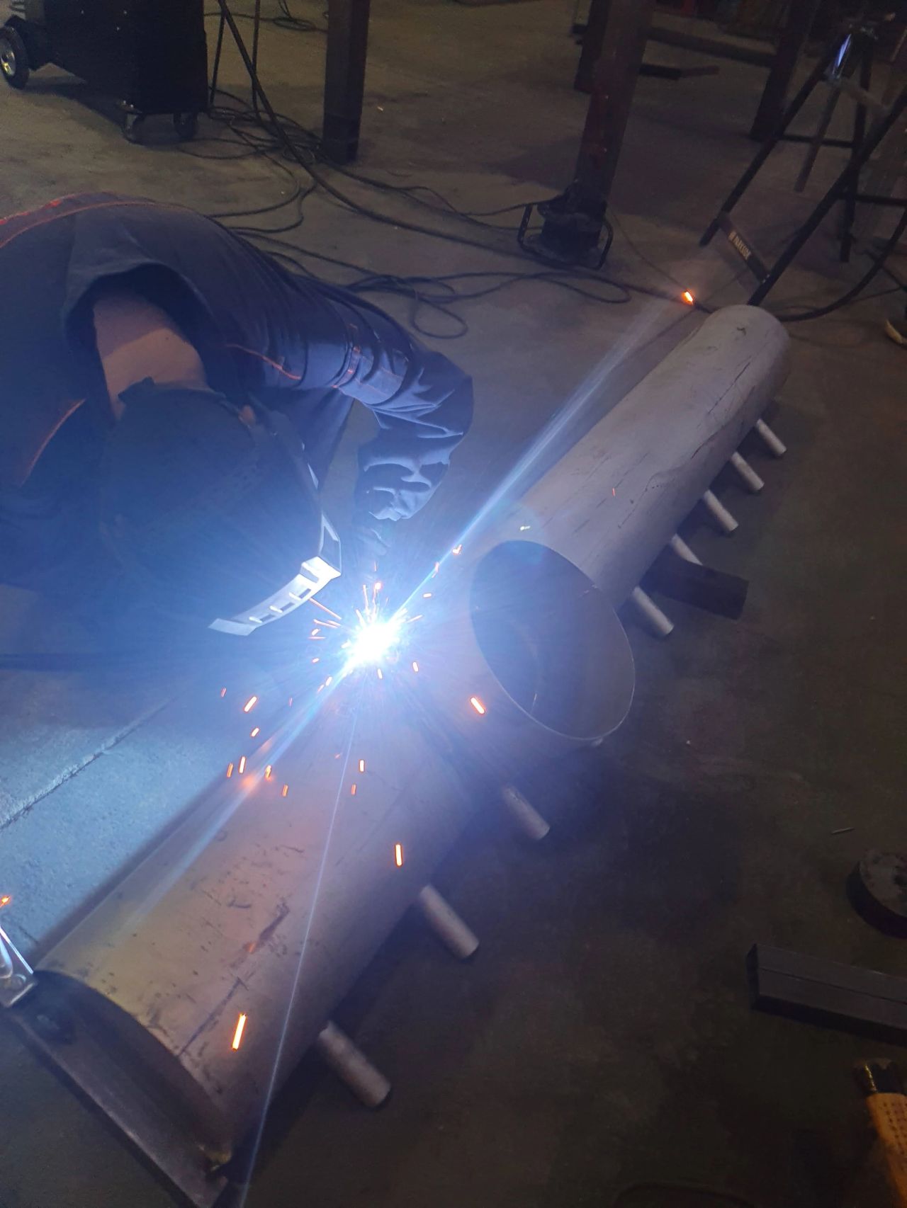 Serralharia industrial e soldas especializadas MIG TIG para maquinaria